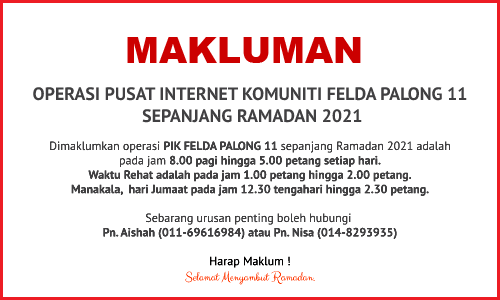 NOTIS RAMADAN 2021